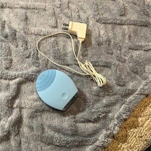 Blue Facial Cleansing Brush with Charger